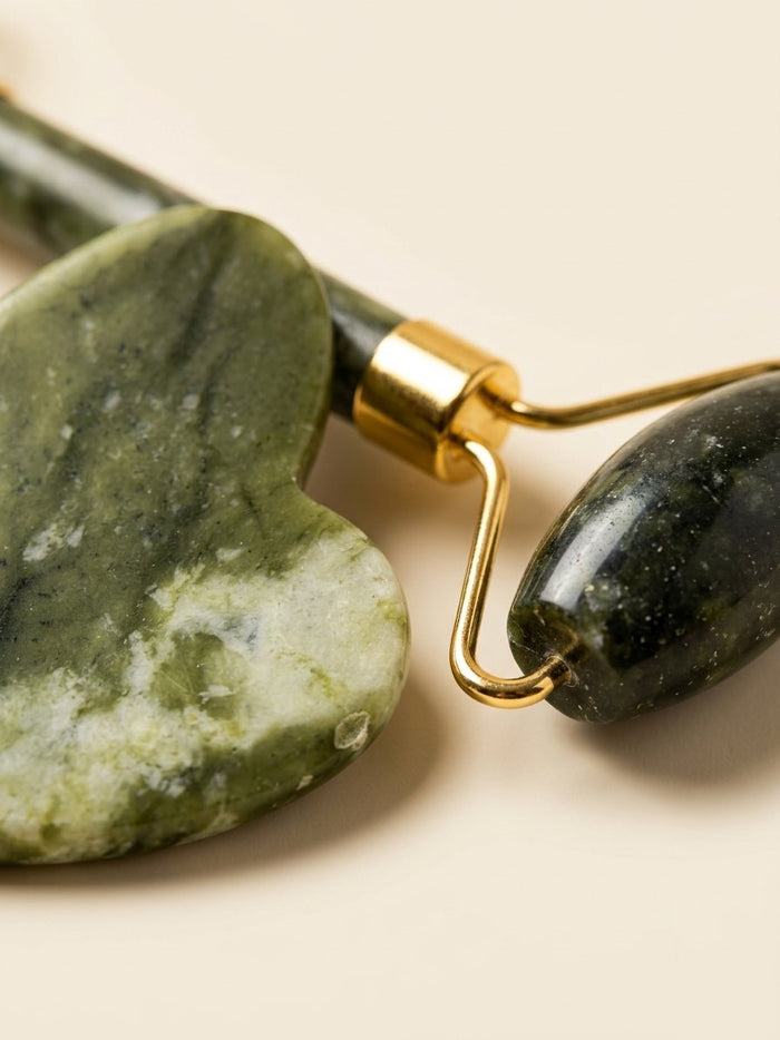 Ritual Esculpido — Rodillo Facial + Gua Sha