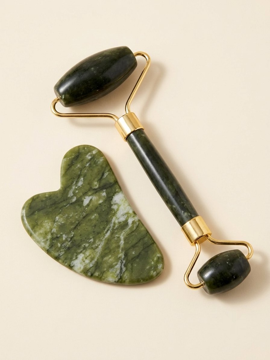 Ritual Esculpido — Rodillo Facial + Gua Sha